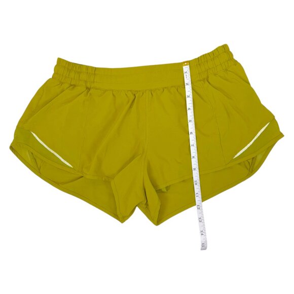 Lululemon | 12 | Hotty Hot Short 2.5" | Golden Lime | Activewear | Athleisure - Picture 16 of 16